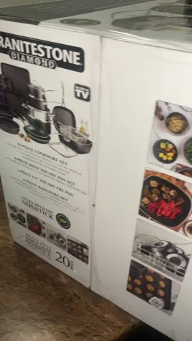 Kitchen in a box! #kitchen #potsandpans #baking #nonstickpans #homegoods 
