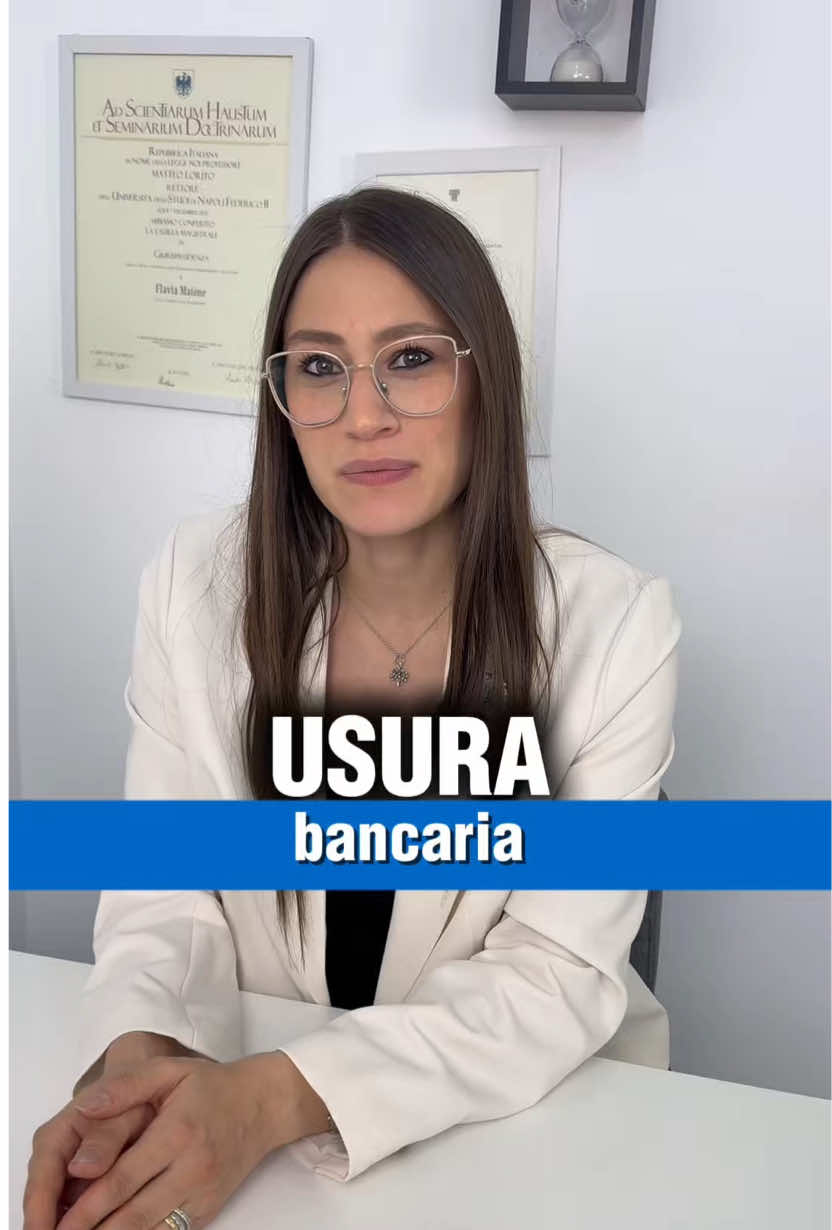 Usura Bancaria #usura #bancaria #banca #diritto #consulentelegale 