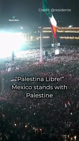 “Palestina Libre!” Thousands in Mexico Chant ‘Free Palestine’ #gaza #news #israel #children #fypnews