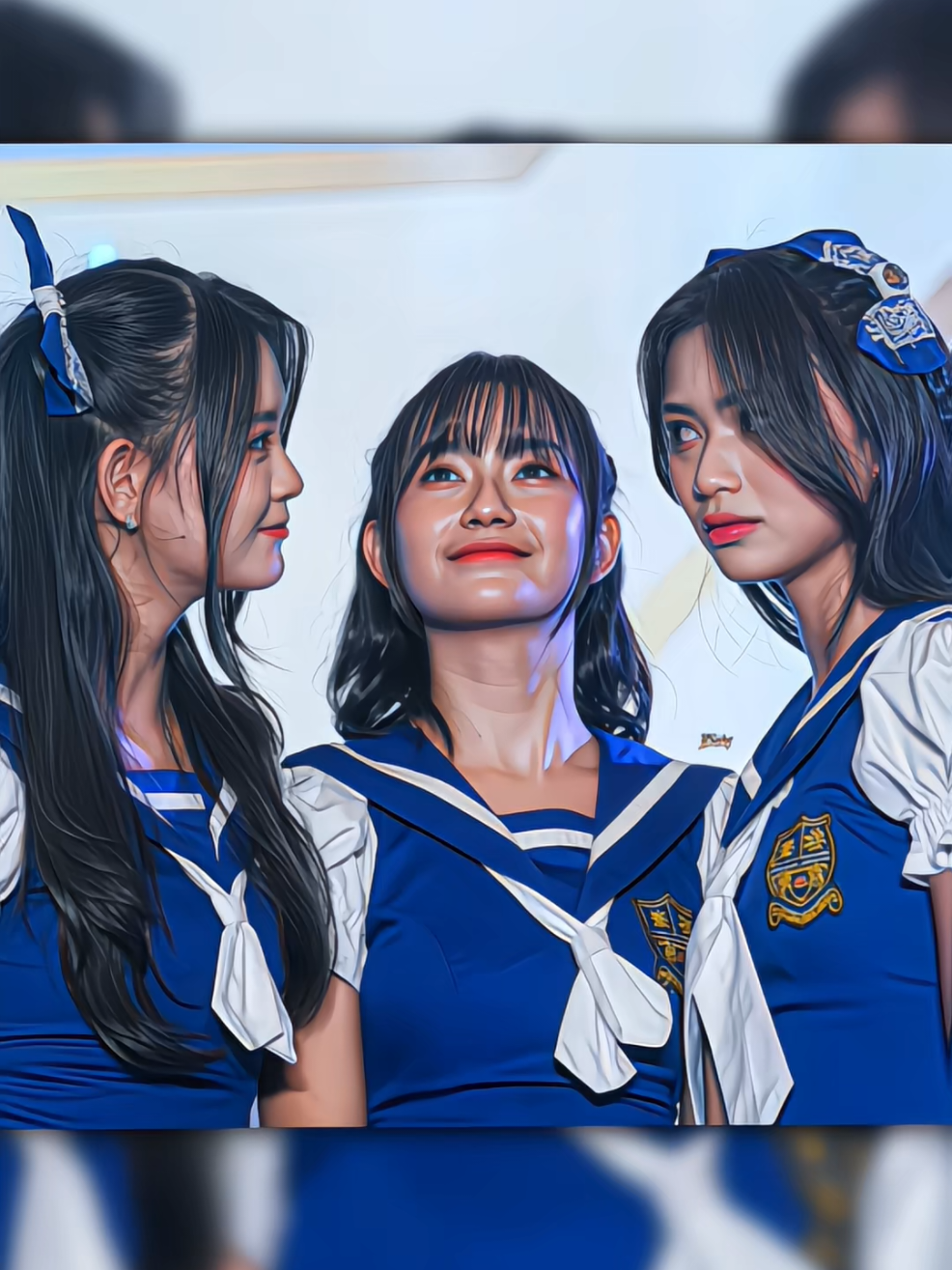 Muka freya😐🗿 #christyjkt48 #kathrinajkt48 #freyajkt48 #jkt48newera #fyp 