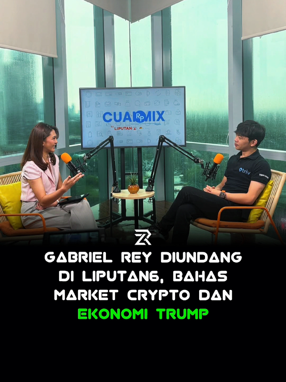 Pak rey diundang di liputan6 Cui😱#gabrielrey #cryptowave 