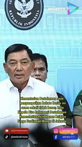 Kemhan Bantah Sjafrie Usulkan Darurat Militer #fyp #menhan #kementerianpertahanan #daruratmiliter #sjafriesjamsoeddin #sufmidascoahmad