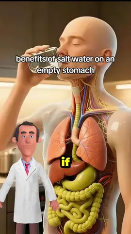 If you drink salt water on an empty stomach every day, here's what will happen to your body? #wellness #healthtips #wellnesstips #DidYouKnow #foryou 