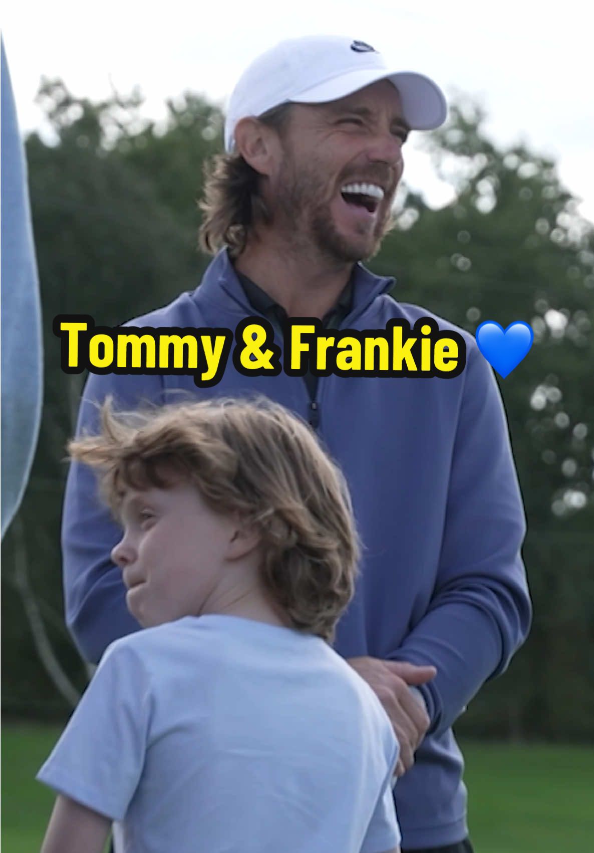 On the range with Tommy and Frankie Fleetwood 💙 