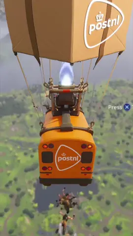 Waar zal ik de pakketjes droppen? 📦 #PostNL #parody #Fortnite #battlebus 
