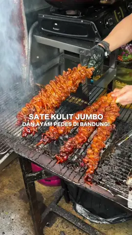 sate kulit jumbooo dan ayam pedes disini enak bikin nambah nasi cuy!  📍ayam sari rasa  jl. aceh no.63 bandung  #promoseruweekend #creatorsearchinsights #TTpetualangNewbie #promomakangajian 