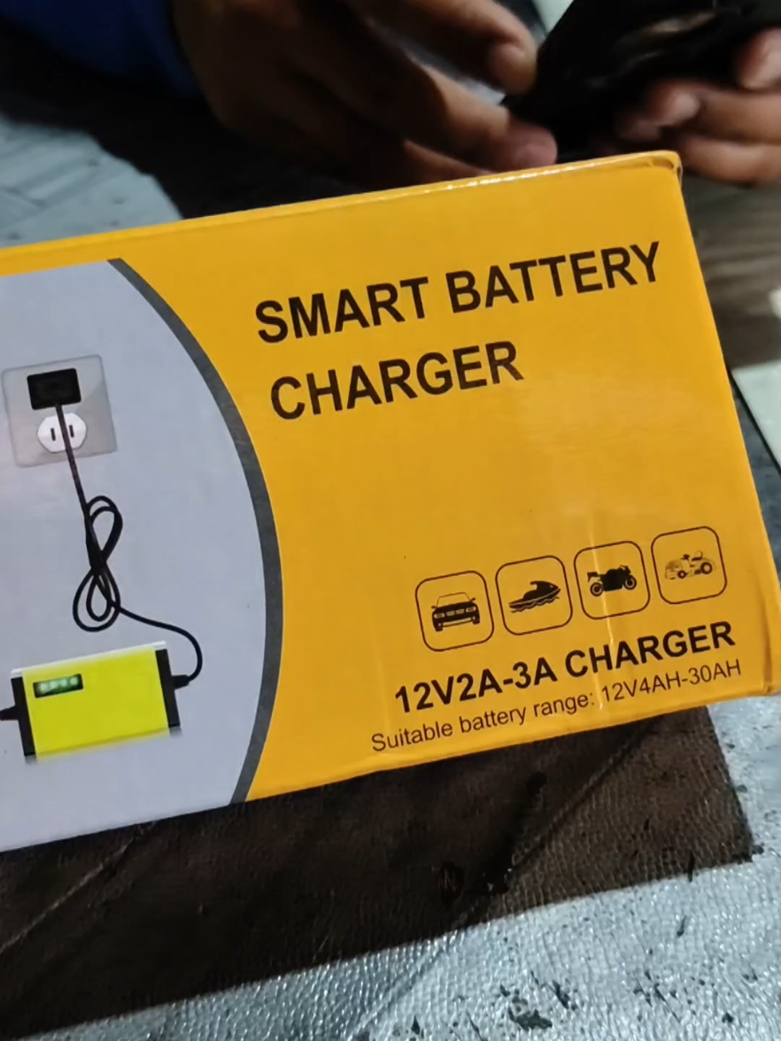 Smart Battery charger for car, motorcycle 