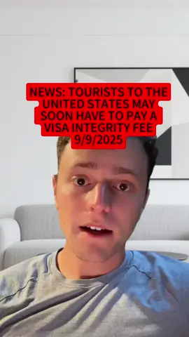 Visiting the US? Prepare to Pay $250 Visa Integrity Fee! 🇺🇸 #pyf #fypシ #foryou #fyp #fypag#tiktok