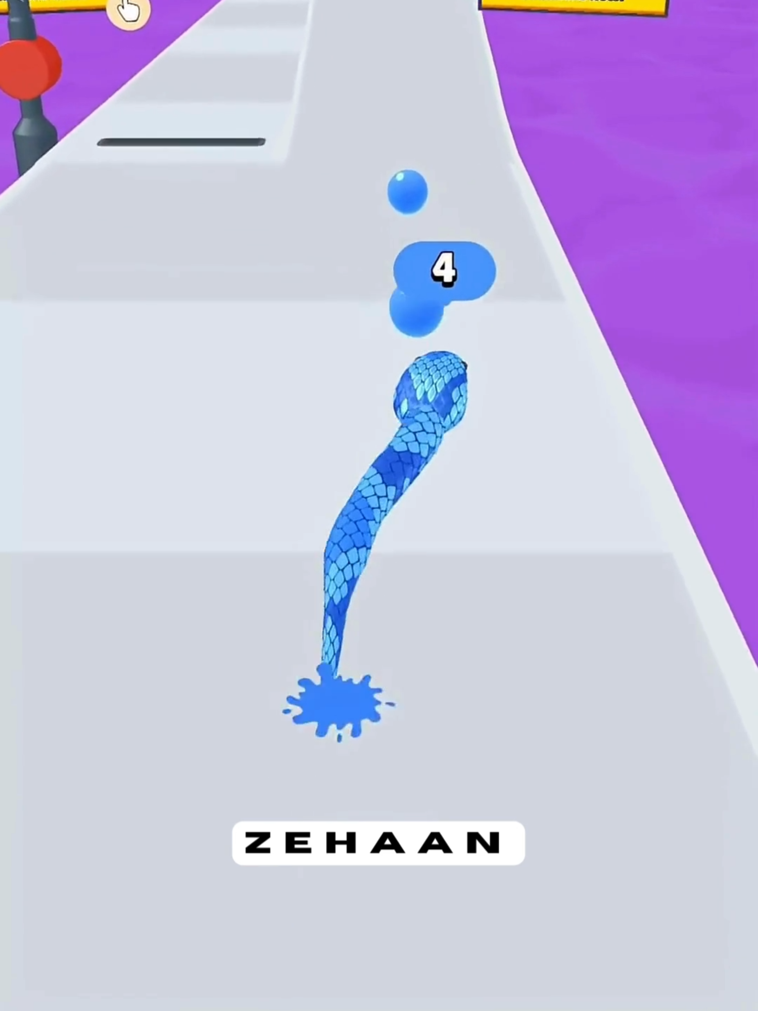 Snake Run 😅 Oggy And Jack! #gaming #fypツ
