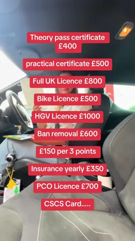 Get started with driving in the UK fulluklicence #hgvprovisionallicence #pcolicence 