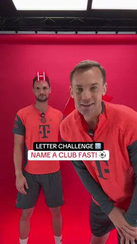 𝑹𝒂𝒏𝒅𝒐𝒎 𝒍𝒆𝒕𝒕𝒆𝒓 𝒄𝒉𝒂𝒍𝒍𝒆𝒏𝒈𝒆: Name a ⚽ club! 🔠🤓 #FCBayern #ManuelNeuer #SvenUlreich #Challenge #Goalies