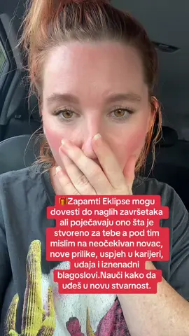 Zapamti,Eklipsa nije tu da te kazni, nego da te preusmjeri.Ponekad su to iznenadni završeci... ali to je zapravo skok u novu stvarnost.  Septembar je pun jakih astroloških događaja i ovo je tvoja prilika da uskočiš u stvarnost gdje sve teče lakše i brže nego si možeš zamisliti.Jeste li spremni ovo potvrditi?💫 Nauči kako da aktiviraš svoju frekvenciju Stvarnosti iz snova kroz moje knjige...  