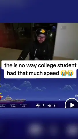 the is no way college student had that much speed 😭😭