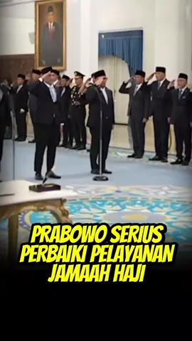 Sejarah baru tercipta untuk pertama kalinya indonesia untuk pertama kali indonesia punya kementerian Haji dan umroh Hari ini..mentri Haji dan Umroh resmi di lantik pak prabowo. sebuah gebrakan besar yang tak pernah di buat presiden sebelumnya.#Prabowo #gerindra #indonesia #haji#nkri 