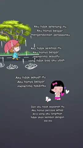 hanya diri sendiri yg mampu menguatkan#