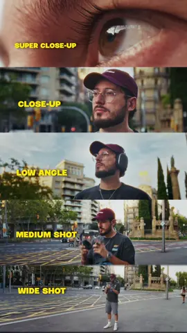 Which one is the most cinematic? Save this video and use next time you're filming! Different shots help control the viewer's attention, highlight details or show scale. Make sure to use all of them in your videos! All shot on Sony ZV-E1 with 16-35 GMIl lens #cinematic #howto #closeupshot #wideshots #sony