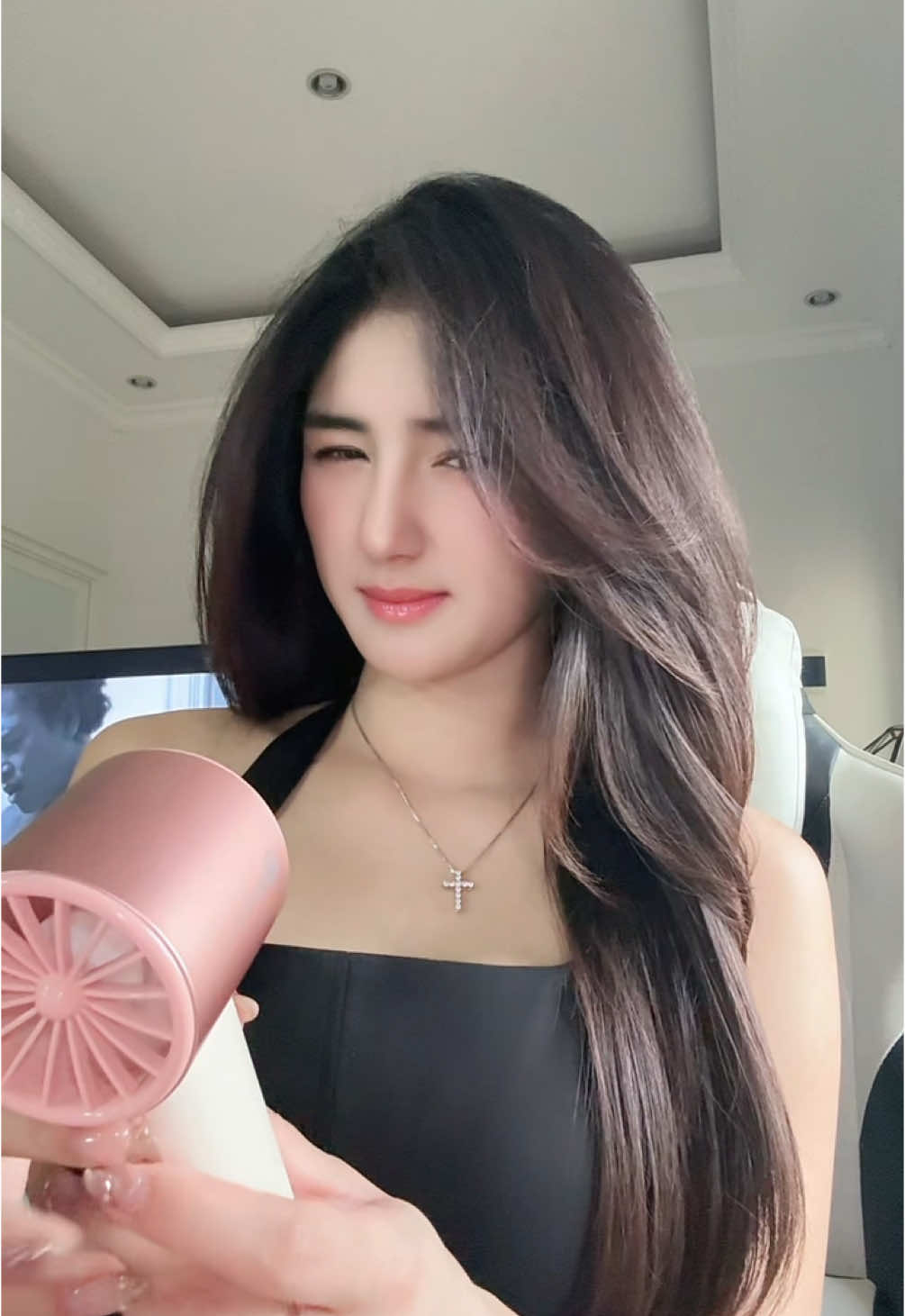 Kipas rasa hairdryer haha