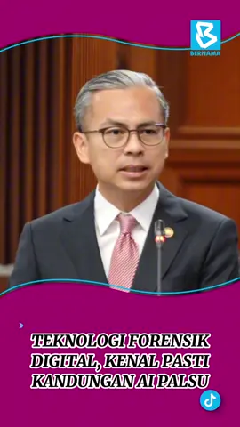 Teknologi forensik digital, kenal pasti kandungan AI palsu  #VideoBernama #BernamaNews #Ai #digital 
