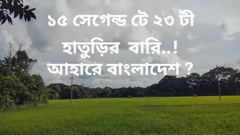 #আতরের বাঙালি ১৫ সেকেন্ডে ২৩ টি হাতুরের বাড়ি #