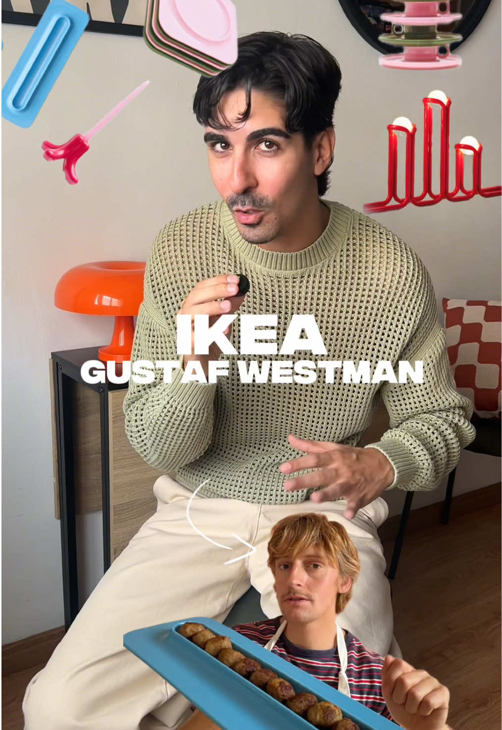 Descubriendo la nueva colaboración de @IKEA.España x @Gustaf Westman ✅, deseando verlo en la tienda y poder comprar alguna cosita. Mis favoritos la lámpara roja💡y el plato azul 👌🏼 #ikea #gustafwestman #novedadesikea #vajillaartesanal #lamparasdediseño 