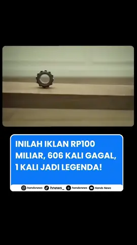 Tahun 2003, Honda bikin sejarah lewat iklan Accord “Cog”. Bukan CGI, semua adegan dibuat dengan komponen asli Accord generasi ketujuh. Dari roda gigi jatuh, knalpot bergulir, hingga reaksi berantai sempurna yang akhirnya meluncurkan sebuah Accord. Butuh 606 kali take dan biaya Rp100 miliar hanya untuk 1 iklan berdurasi 2 menit. Pesannya sederhana tapi kuat: “Isn’t it nice when things just work?” bukankah menyenangkan kalau semuanya bekerja dengan semestinya. #Honda #Accord #IklanLegendaris #AutomotiveHistory #handsgroup 