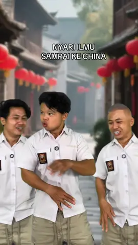 NYARI ILMU SAMPAI KE CHINA Ga gini juga konsepnya woiii #ardikatamps 