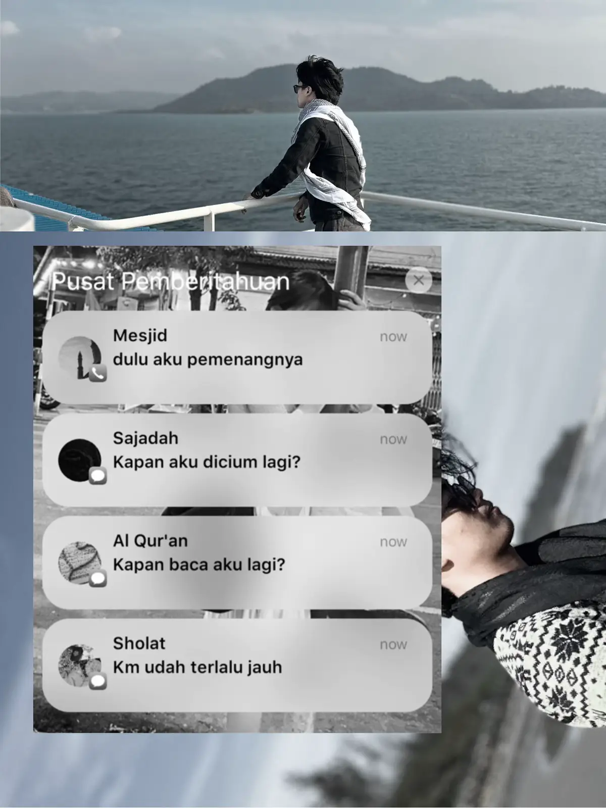 Tak semua galau berkenaan dengan cinta belaka, namun banyak diluaran sana yang terlihat bahagia namun hatinya begitu galau oleh sholat yang semakin tua semakin dilalai. Namun jauh lebih baik bila terus rasa tak enak itu ada, sebab itu bentuk dari cinta nya Allah “YAA KAMU DICINTAI ALLAH” 🫵🏻