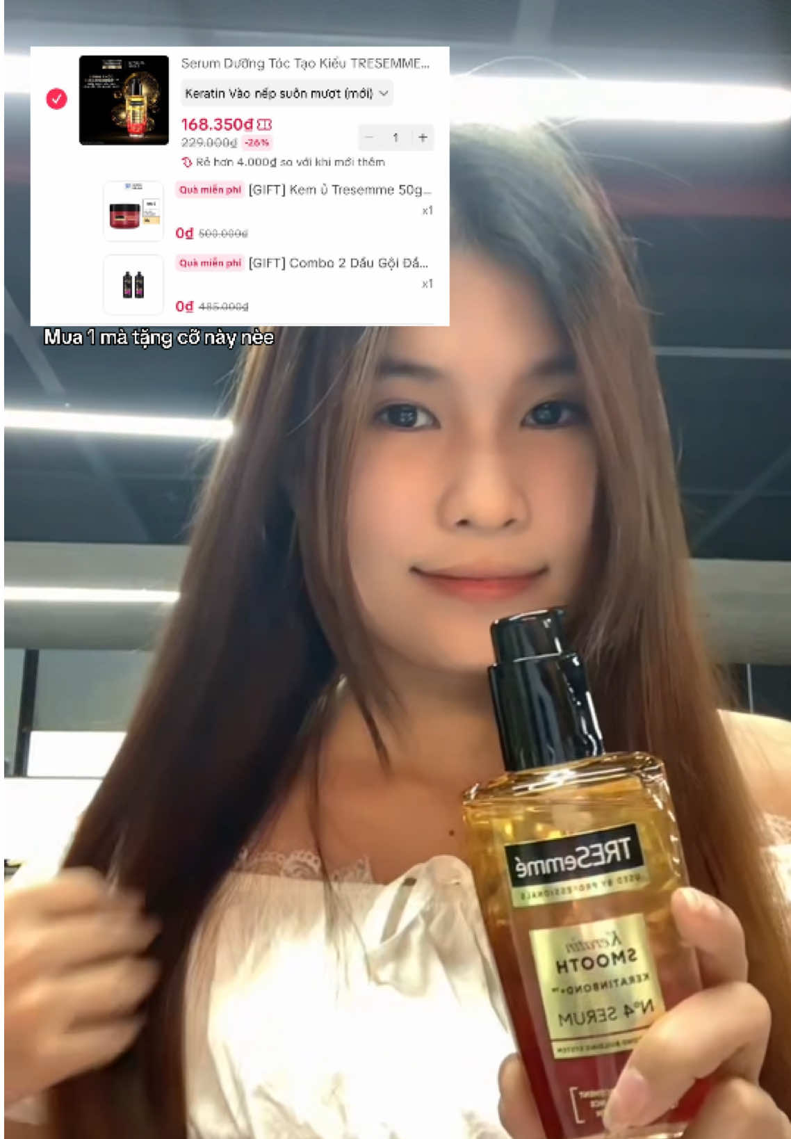 Deal hời quá nguyên combo cho mái tóc chắc khoẻ lun nè săn lẹ nha mng 🫶🏻 #TRESEMME #keratin#kerptaccungUnilever