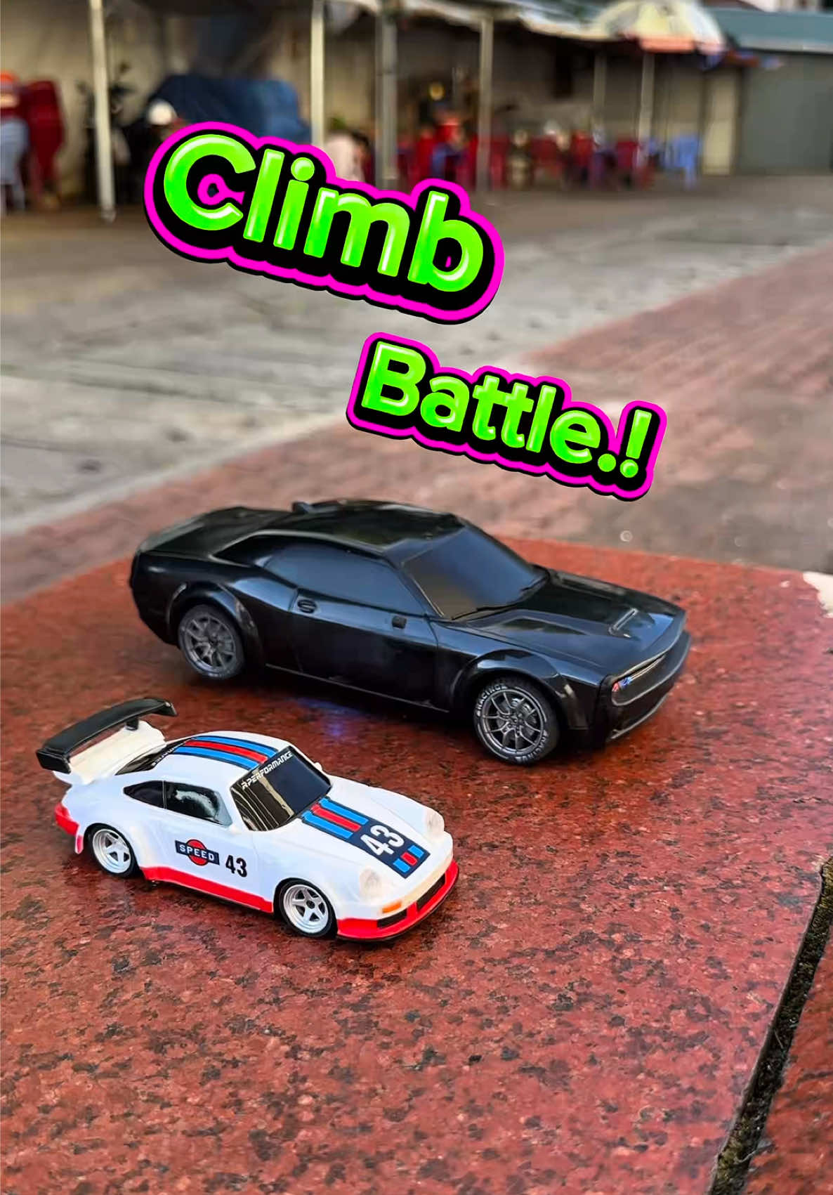 Climb or Crash? #fyp #toycar #rccar #climbing #rcbattle 