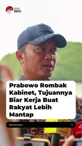 Prabowo ganti menteri lagi, katanya bukan buat bersih-bersih orang. Istana bilang ini demi perkuat kerja pemerintah, biar makin cepet ngurusin kepentingan rakyat. Jadi bukan soal politik, tapi soal kerja nyata buat bangsa. #sekolahrakyat #presidenprabowo #mensesneg #prasetyohadi #indonesiamaju