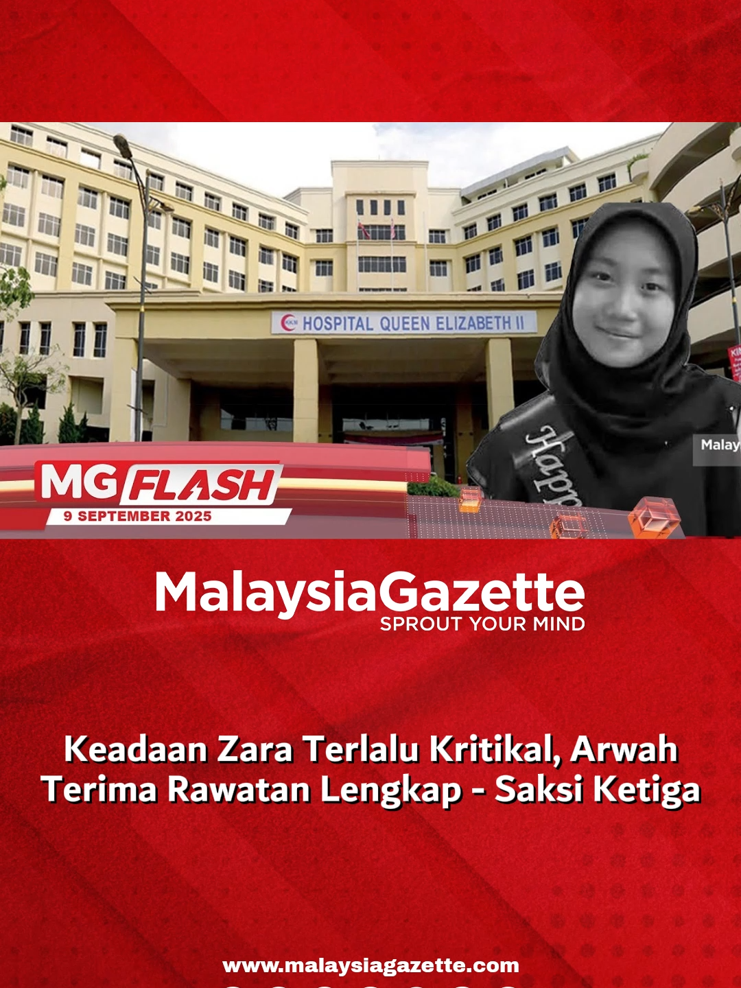Keadaan Zara Terlalu Kritikal, Arwah Terima Rawatan Lengkap - Saksi Ketiga #MGFlash  Mahkamah Koroner Kota Kinabalu diberitahu bahawa Allahyarhamah Zara Qairina Mahathir telah menerima semua rawatan yang diperlukan ketika dibawa ke Jabatan Kecemasan Hospital Queen Elizabeth (HQE) pada 16 Julai lalu  #malaysiagazette #zaraqairina