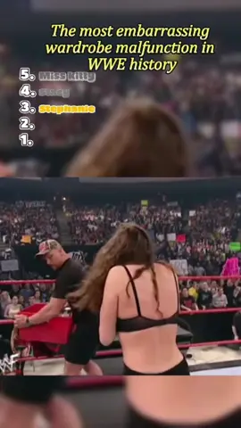 The most embarrassing wardrobe malfunction in WWE history#foryou #usa #celebrity #fyp #WWE #sports 