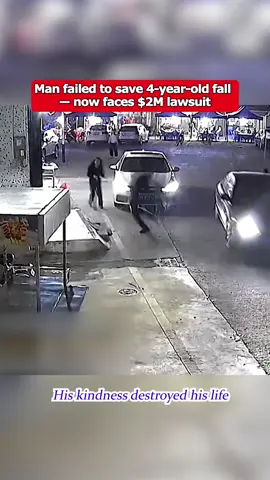 Man failed to save 4-year-old fall — now faces $2M lawsuit. #Crime #Trial #Criminal  #Law #Court