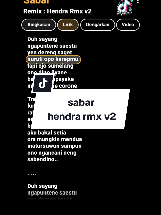 asikk kihh 💃 . #liriklagu #lirikgoogle #nyanyibareng #trendingsong #fyp 