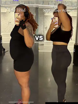 8 weeks in on my cut I literally screamed when I realized the difference. #CapCut #bodyrecomposition #fatloss #transformation 
