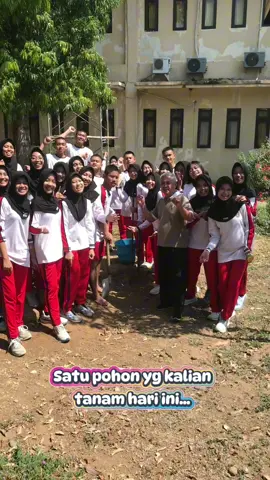 gerakan bersama utk menghijaukan sekolah#fyp #reboisasi #sekolahkukeren #smaganasa