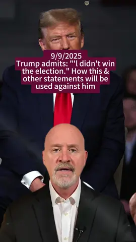 Trump admits: 