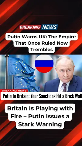 Britain Is Playing with Fire – Putin Issues a Stark Warning #Putin #RussiaVsWest #UKPolitics #GlobalNews #TrendingNow