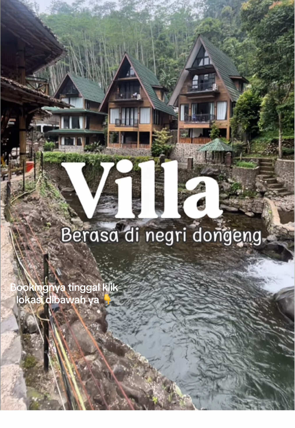 Ini villa bener bener buat healing, vibesnya kaya di negri dongeng.. mana murah lagi 🥰