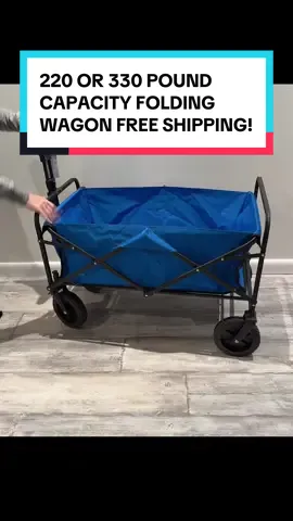 220 OR 330 CAPACITY FOLDING WAGON FREE SHIPPING #freeshipping #wagons #wagon #foldingwagon #foldablewagon 