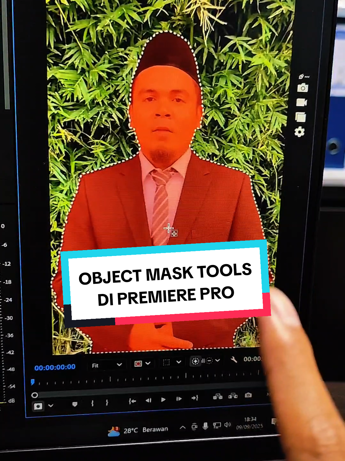 Akhirnya premiere pro bisa remove background berkat Object Mask Tools  #objectmasktools #premierepro #editor #videoeditor 