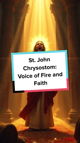 Discover how St. John Chrysostom's golden words shaped Christian liturgy and inspired generations. Dive into his legacy of faith, courage, and truth. #CatholicSaints #FaithHeroes #ChristianInspiration #ChurchFathers