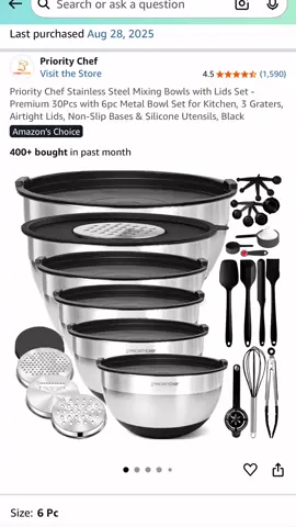 jstork928 l received the @prioritychef Stainless Steel Mixing Bowls with lids + 3 graters and silicone utensils from the @ppoc. I already have a set and love them!! The only drawback is you can't put them in the microwave. But it's very easy to grate and mix without making a mess!! If you're interested you can find Priority Chef on Amazon. (I typically get supplements from the PPOC) #prioritychef #prioritychefmixingbowls #ppoc #influencer #iloveit    