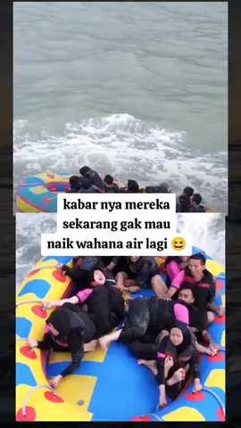 trauma lgsg😆#wahanaair #bananaboat #viral #trending 