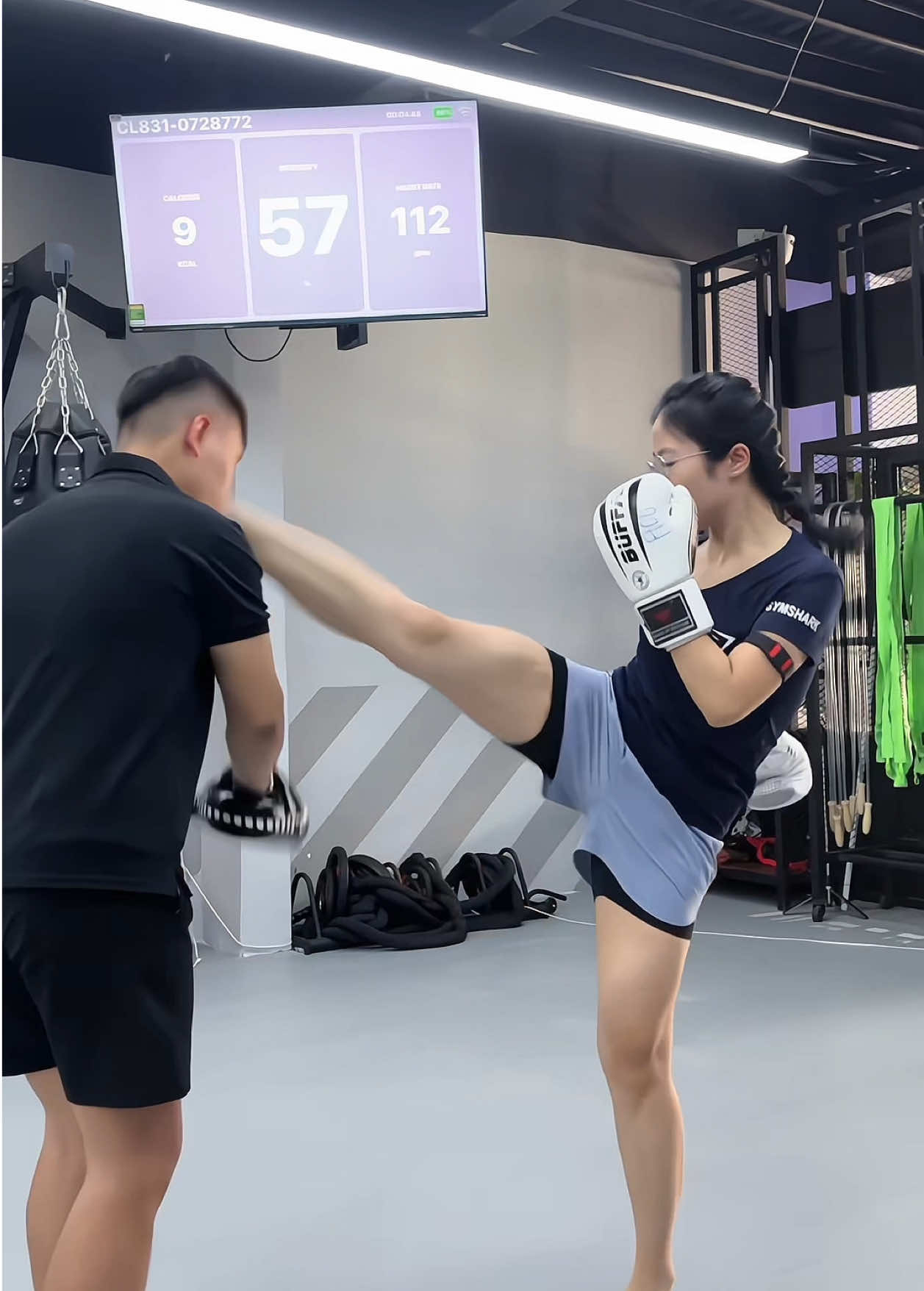Tai nạn kick boxing #kickboxing #boxing #viral #boxinggirl #viral #boxingtraining #mma 