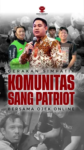 Dalam semangat solidaritas dan kepedulian sosial, Komunitas Sang Patriot Bersama Ojol hari ini menyalurkan bantuan sembako bagi para pejuang jalanan driver ojek online. ⠀ 💪 Bantuan ini adalah amanah dari Bapak Presiden RI, disalurkan melalui para menteri terkait, khususnya Bapak Wakil Menteri Pelindungan Pekerja Migran Indonesia. ⠀ 📦 Semoga bantuan ini menjadi penyemangat di tengah perjuangan hidup yang tak mudah. ⠀ 🤝 Totalitas untuk Indonesia Raya 🇮🇩 ⠀ #SangPatriot #BersamaOjol #SolidaritasTanpaBatas #TotalitasUntukIndonesiaRaya
