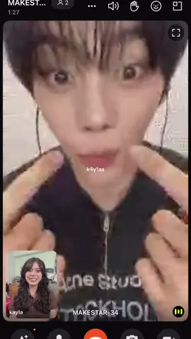 250909 makestar | gyuvin gagged about how i'm older than him LMAOOO ugh he's just such a cutie i literally can't look at my vids without losing it LOL #gyuvin #zerobaseone #zb1 #kpop #fancall 