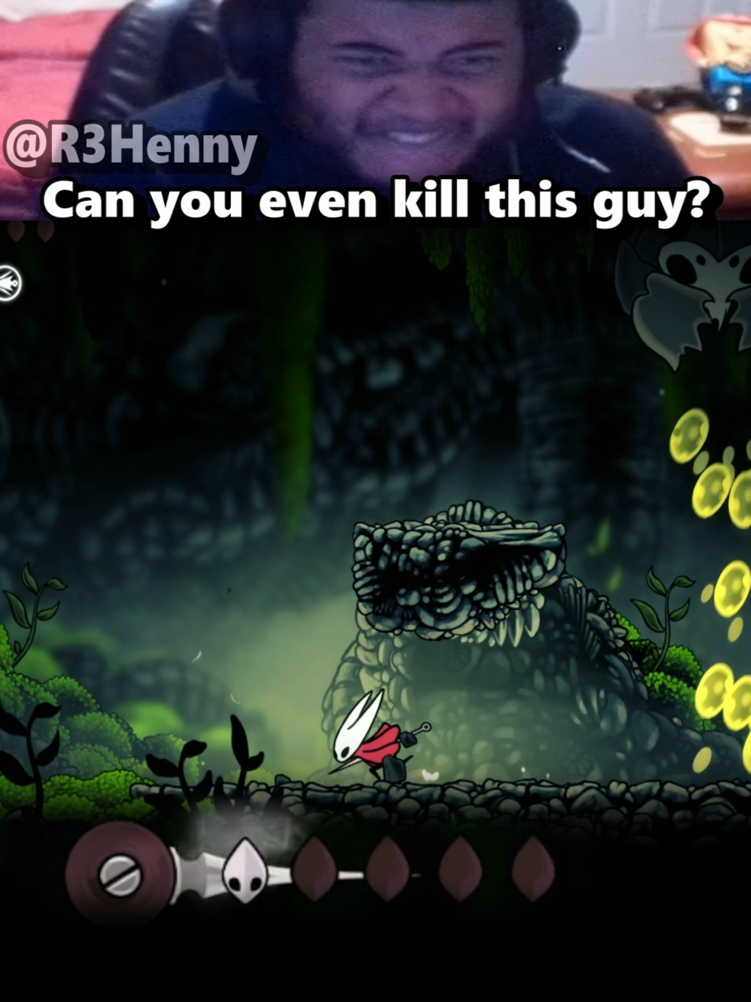 What do I get if I Off Him?🤕 #fyp #hollowknight #hollowknightsilksong #silksong #gaming #GamingOnTikTok #funnygaming