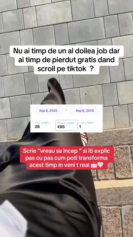 Ai observat că atunci când vine vorba de un al doilea job, primul gând este „nu am timp”? ⏳ Dar pentru scroll pe TikTok sau Instagram se găsesc mereu minute bune zilnic… 🤔 Adevărul este că nu ai nevoie de un al doilea job clasic ca să îți crești veni turile. În 2025, există metode prin care poți transforma timpul petrecut deja pe social media într-o activitate care îți aduce b ani. ✅ Cum? Prin promovarea produselor digitale. Nu ai nevoie de experiență, nu trebuie să te expui și nu ai nevoie de mii de urmăritori. Ai acces la ghiduri, la un grup de suport activ și la pași clari care îți arată cum să începi de la zero. Deci, în loc să oferi gratis timpul tău scroll-ului, îl poți transforma într-o oportunitate reală care să îți aducă un ven it în plus. ➡️ Tot ce trebuie să faci este să începi. Scrie-mi „detalii” și îți explic pas cu pas. #lucrezdeacasa #produsedigitale #mamicipetiktok #romaniinuk🇬🇧❤️🇷🇴 #diasporatiktok  