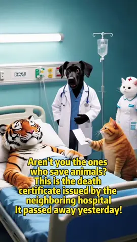 The unscrupulous hospital attempted to resuscitate the dead tiger。 #catlover #aiart #orangecat #aivideo #kucinglucu #catsoftiktok#aigenerated #lucu #fyp#kucingoren#kucinggemoy #kucingtiktok #US #Cat #ai #Nyan#unitedstates#fubbycat #cutecat